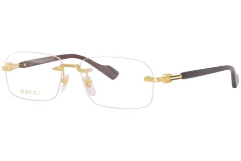 gucci eyeglasses for men|gucci rimless glasses for men.